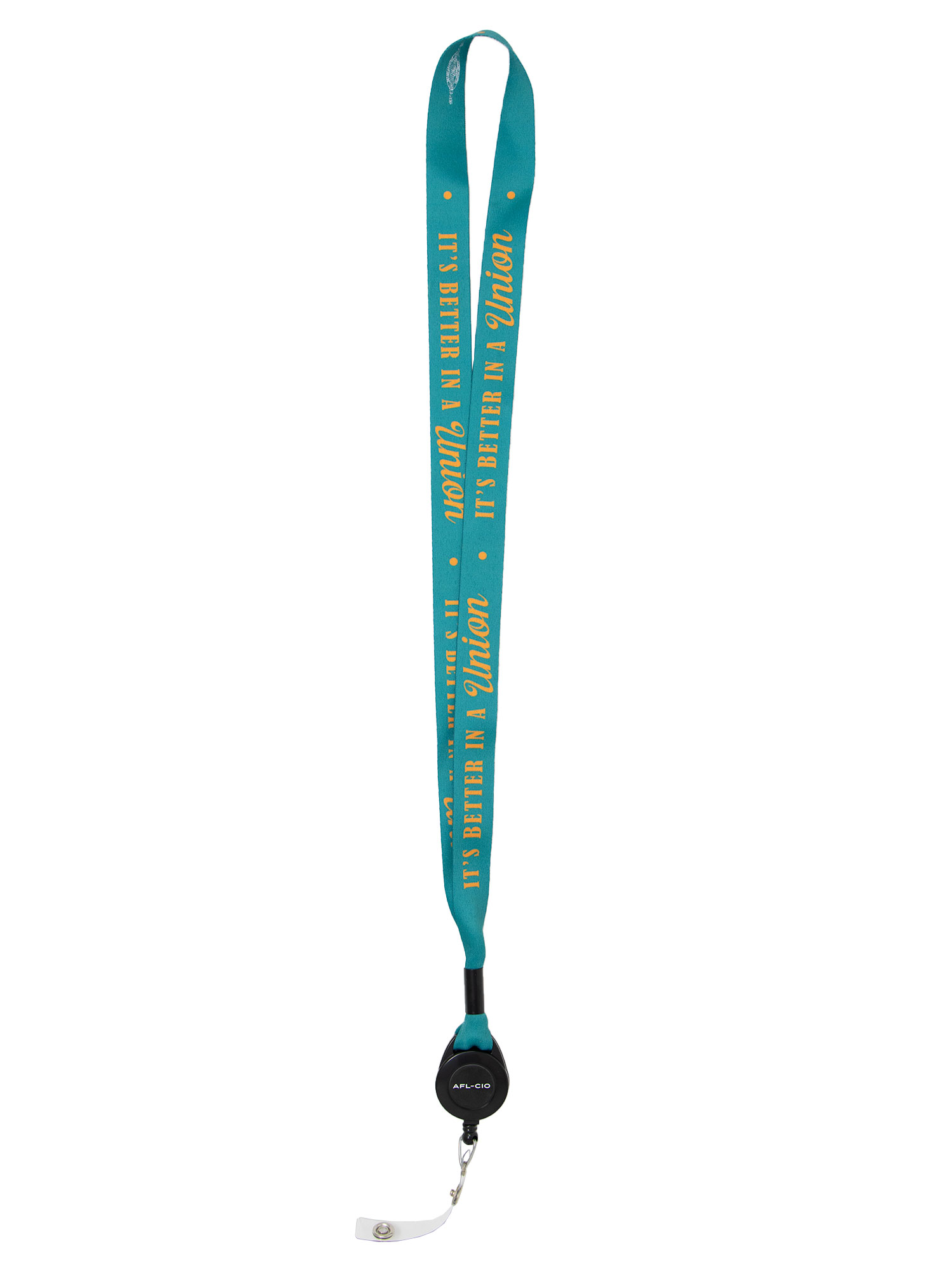 Union Made Lanyard with Badge Reel