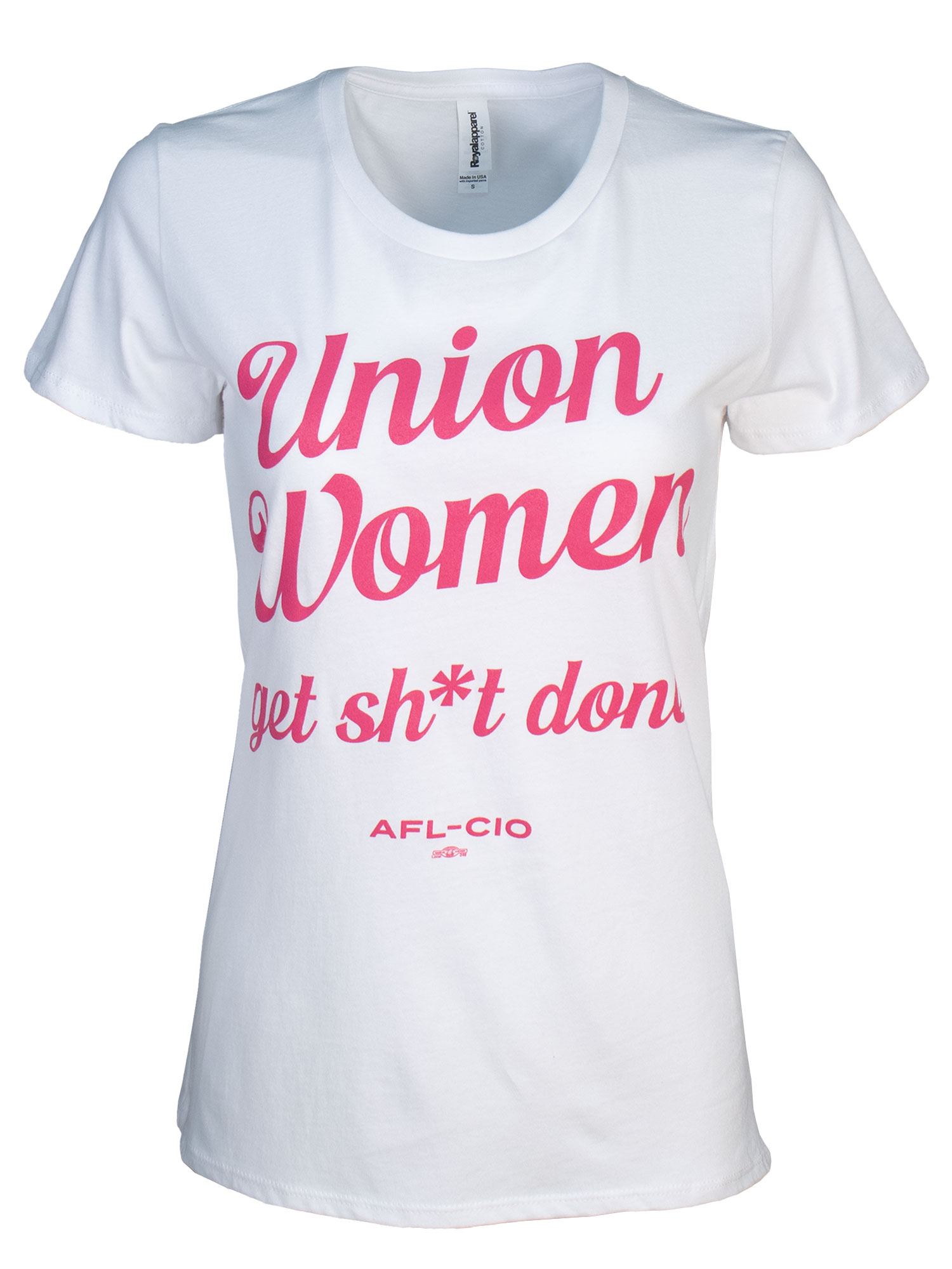 White USA Made Ladies Fine Jersey Tee