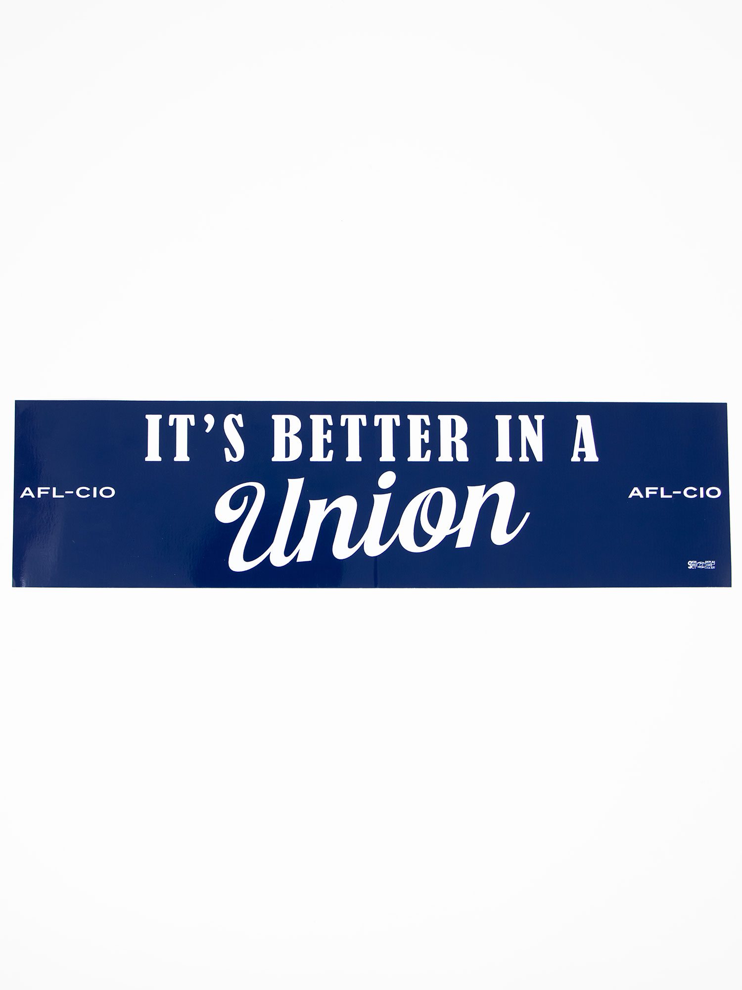 Union Made Bumper Sticker